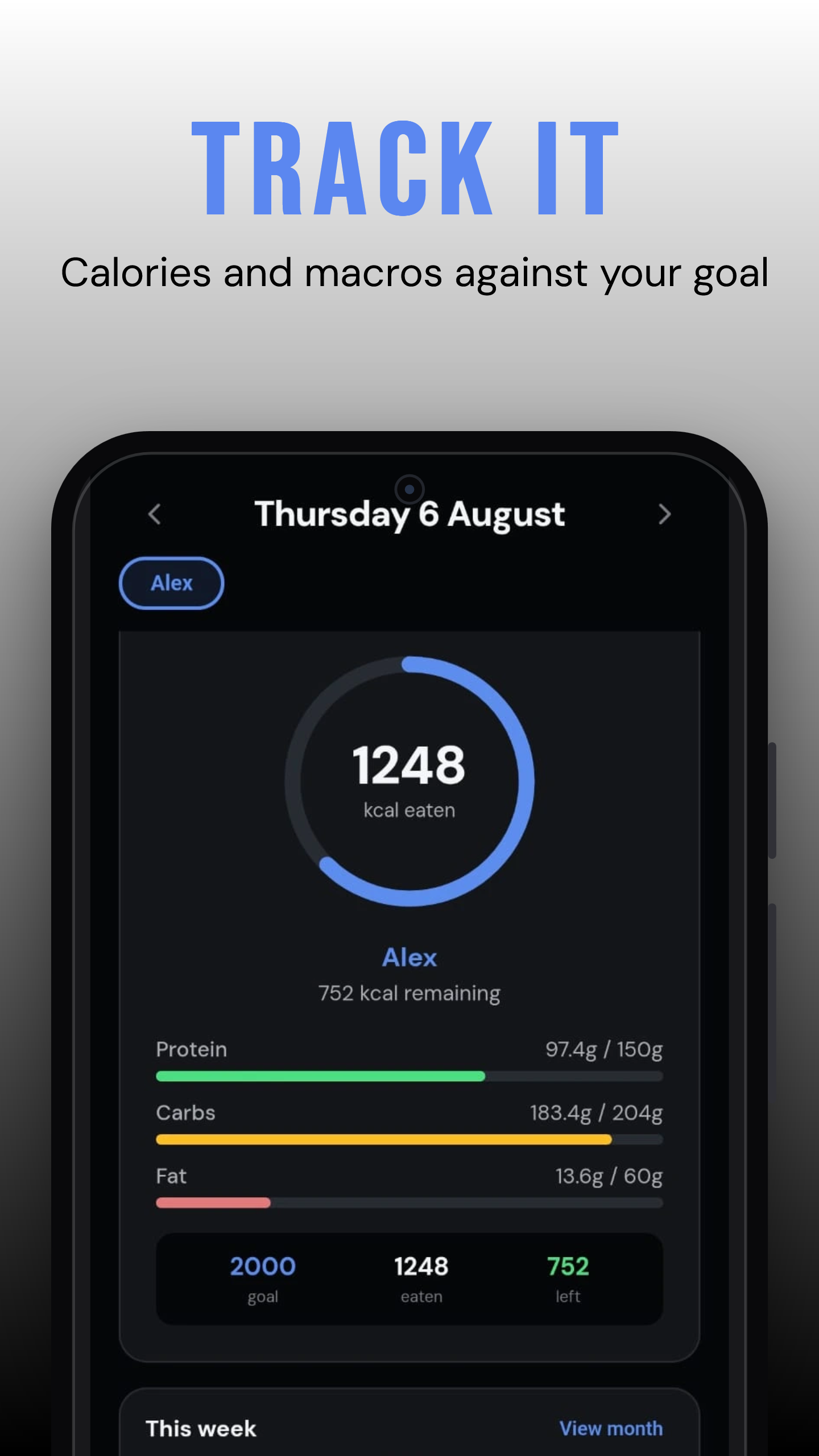 PREP portions screen